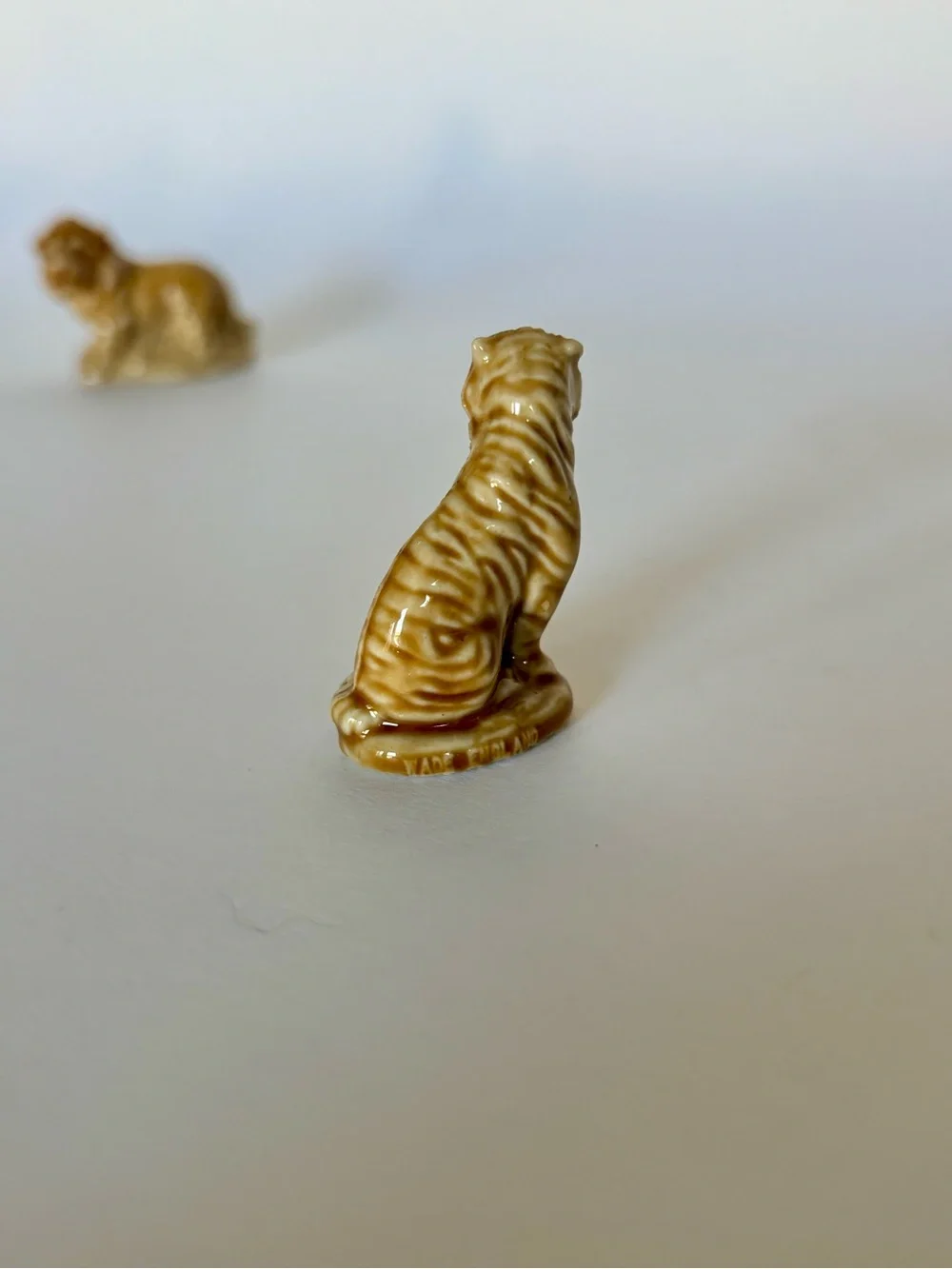 Wade Ceramics England Lion Tiger and Leopard Figurines- Big Cats Collectibles